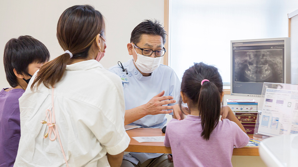 お子様の気持ちに
寄り添った診療